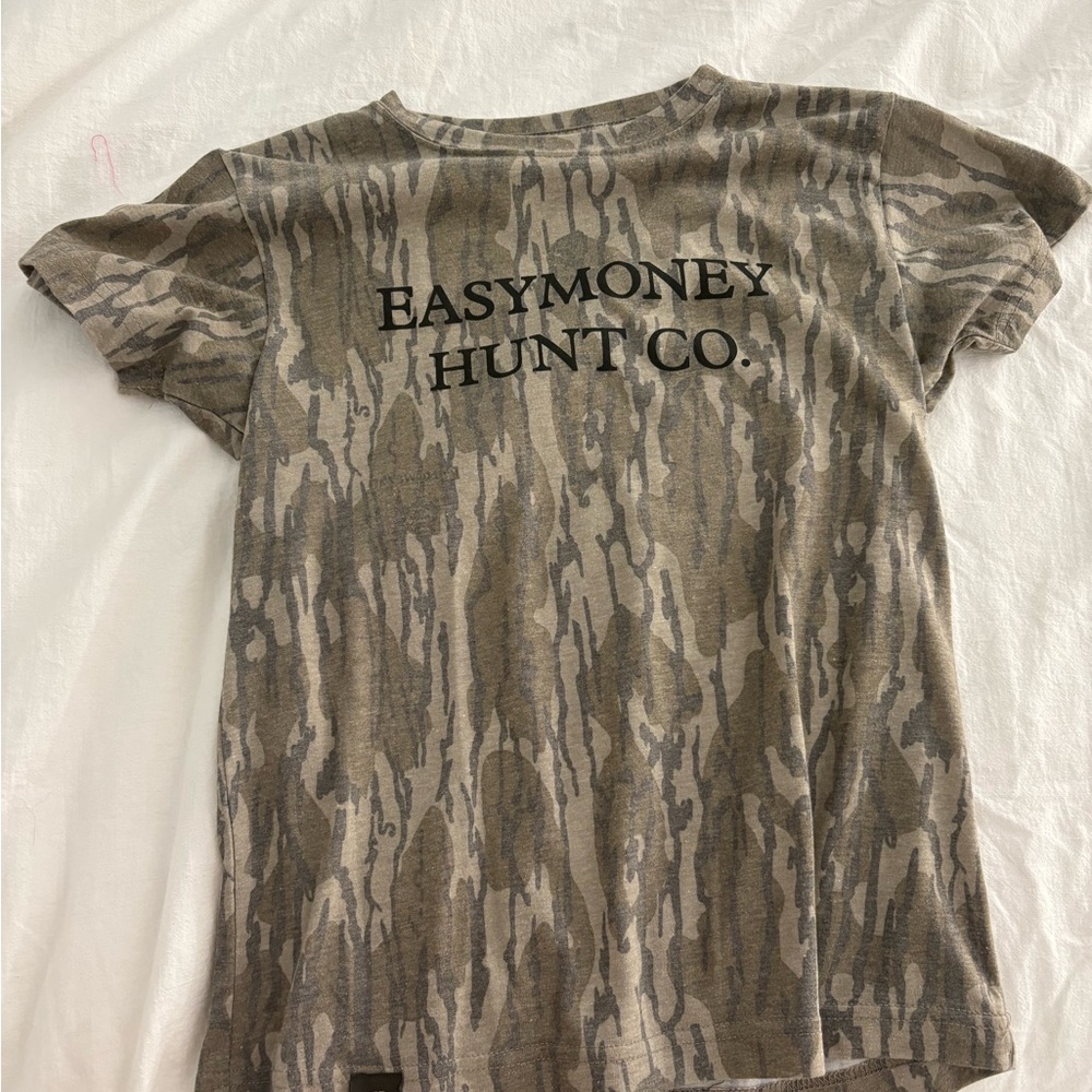Mossy Oak Kids Camouflage Tee - Brown and Gray